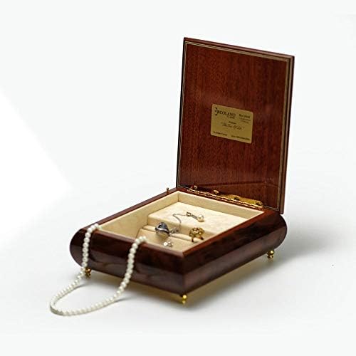 Рачно изработена музичка кутија Ерколано - Сликарство на дрвото на животот од Густав Клинт - Зборувајте нежно loveубов