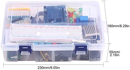 Комплет за почетници за почетници на Xixian Starter Kit со сензори со сензори Stepper Motor Breadboard Jumper Wire LED електроника компонента