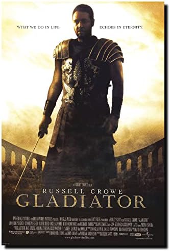 Постер за филм на Гладијатор | Wallидна уметност нерасположена, приказ подготвена печатена фото хартија