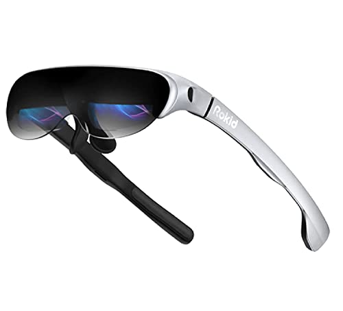 Рокид Ер АР Очила, Очила За Зголемена Реалност Слушалки За Носење Паметни Очила За Видео Дисплеј, Пренослив Масивен Екран Од 1080p Пријателски