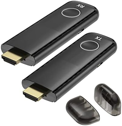 MT-viki безжичен USB C Extender, Type-C предавател и HDMI VGA приемник комплет, 165ft/50m растојание, стабилно проследување 2,4/5GHz за следење,