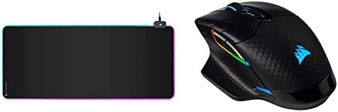 Corsair MM700 RGB Продолжен Платно Игри Глувчето Рампа &засилувач; Темно Јадро RGB Про, БЕЗЖИЧЕН FPS/MOBA Игри На Глувчето Со Slipstream