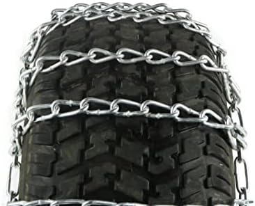 Продавницата РОП | 2 ланци на гуми за врски и затегнувачи за косилка за трева торо со гуми 17x8x8 гуми снежна кал