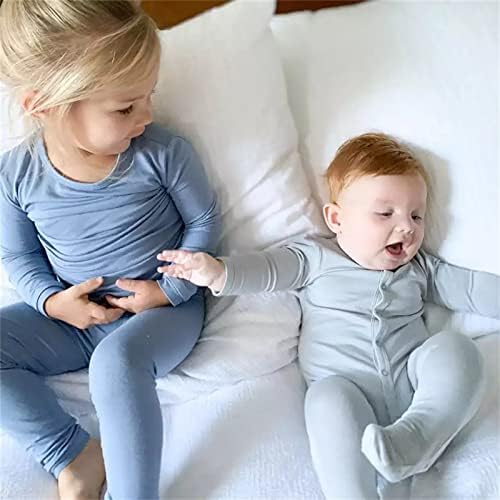 Новороденче Бебе Памучни Ромпери Пижами Без Нозе Патент За Спиење Со Долги Ракави Комбинезони За Девојчиња