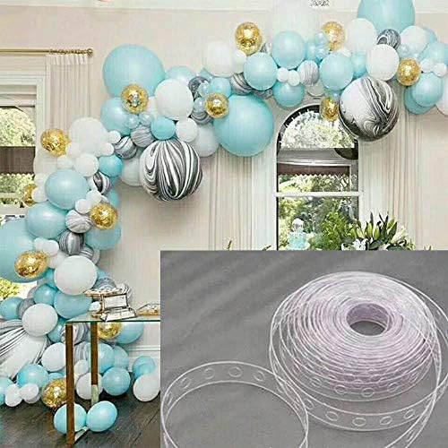 Лента за лента Роденденски Поврзете свадба 5 милиони партиски ланец за ланец за украси за балони и канцелариски канцелариски организаторски