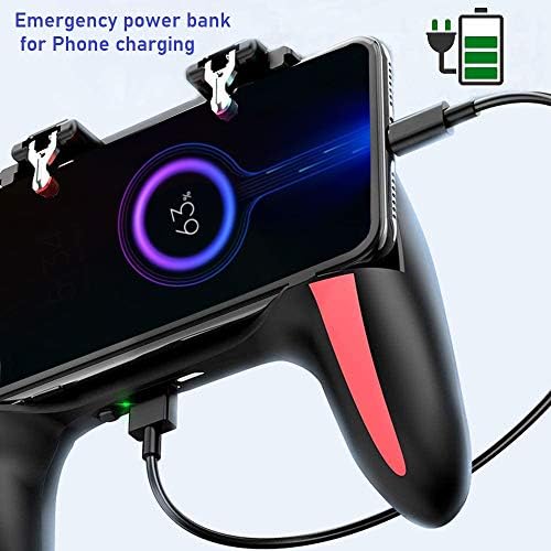 PUBG Мобилни Игра Контролер-Двојна Ладење Вентилатор Игри Активира со 2200 mAh Изгради Во Батеријата за 4.7-6.5 инчен iPhone И Андроид Телефон