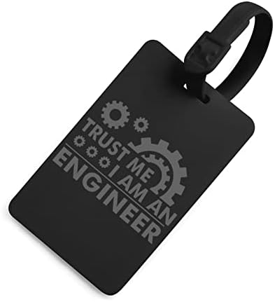 Верувај Ми Јас Сум Инженер Печатена Ознака За Багаж Идентификувајте Етикети Држач За Лична Карта За Патнички Куфер Багаж