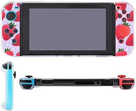Случај за Nintendo Switch Јагода од пет парчиња поставени додатоци за конзола за игри на куќиште за куќиште за прекинувач