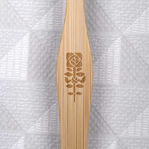 Четка за заби од бамбус „стилизирана роза“ на Азеда
