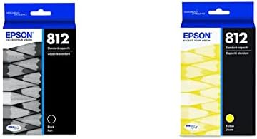 Epson T812 Durabrite Ултра Мастило Стандарден Капацитет Црна Кертриџ За Изберете Работна Сила Про Печатачи &засилувач; T812 Durabrite Ултра