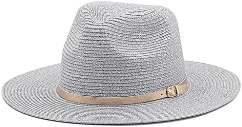 Стекнете слама капа за жени панама капа летна плажа капа женски обични дама жени рамна мамка со слама капачиња сонцето капа