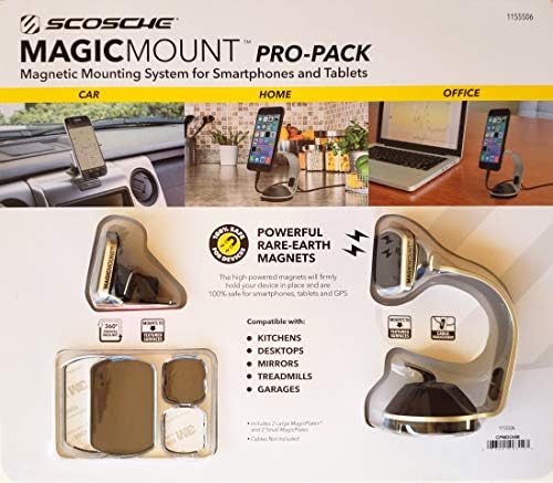 Scosche MagicMount Pro-Pack Universal Fit Magnetic Mounting System за паметни телефони и таблети