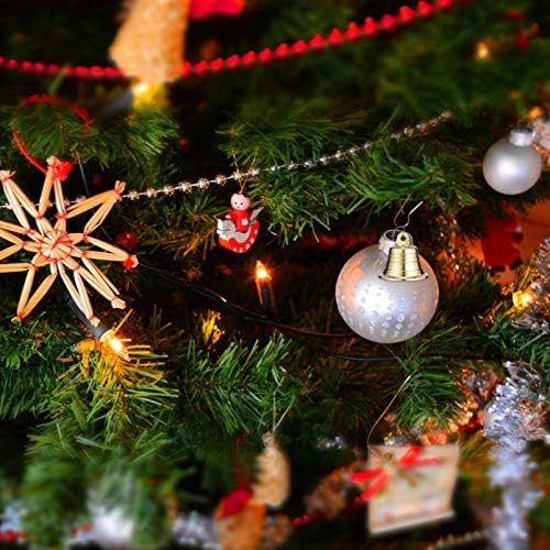 Нуобести Божиќ Гроздобер Џингл Ѕвона Орнаменти НАПРАВИ САМ Месинг Ѕвонче Божиќно Дрво Висечки Ѕвона Приврзок Празнична Забава Декорација на Дрво 5см