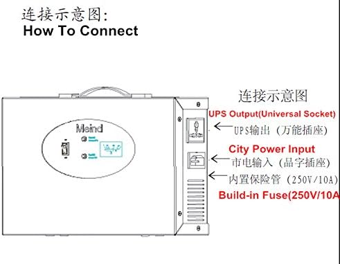 Meind 12v 700W Подготвеност Непрекинато Напојување DC Мобилен Рутер За Напојување Модем Ups Резервна Батерија