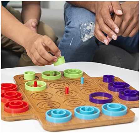 Отрио Вуд Стратегија-Базирани Семејство Одбор Игра Наградуваниот МАТИЧНИ Интерактивни Загатка Игра, За Возрасни и Деца на возраст од 8 и повеќе години