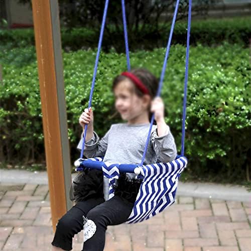 Hongfeishangmao Swing Secure Wank Hanking Swing Seat Chood Toddler Swings for infants Canvas Toddler Swing со мека седиште за замав за потпирач за грб