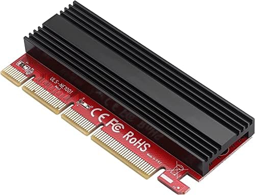 Sinefine NVMe M. 2 SSD На Pcie X4/X8/X16 Картичка Со Алуминиумски Ладилник, M. 2 На Pcie NVMe SSD Адаптер Картичка