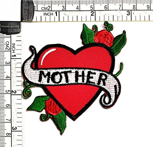 Кленплус Денот На Мајката Шие Железо На Везени Закрпи Цртан Филм Црвено Срце Љубов Мајка Налепница Занает Проекти Додаток Шиење САМ