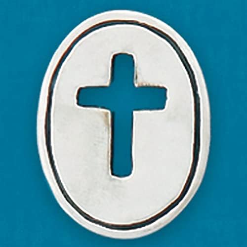 Основни Дух Џеб Токен Монета-Отворен Крст/Благослови-Рачно Изработени Калај, Религиозна Љубов Подарок За Мажи И Жени, Монета Собирање