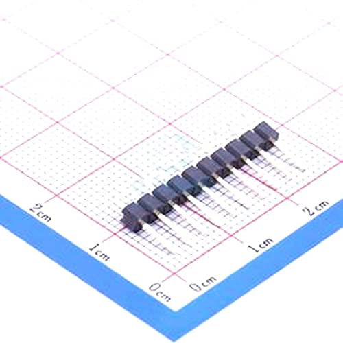 10 компјутери 1x10p 2.54mm Приклучок за заглавување на игла, p = 2.54mm 2.54mm A2541W-10p