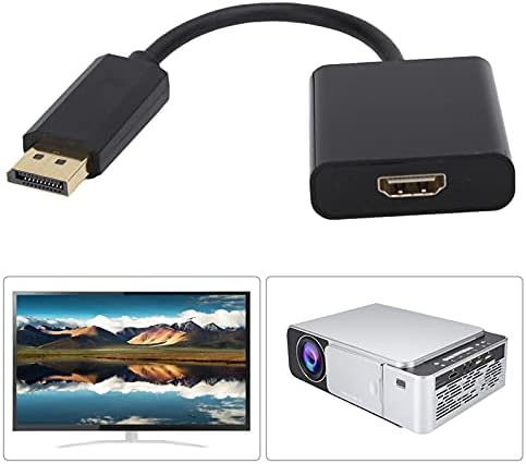 Ayyzoki USB до HDMI адаптер, конвертор со висока дефиниција 1080p/4K, USB до HDMI - компатибилен адаптер за компјутерски лаптоп проектор ТВ.