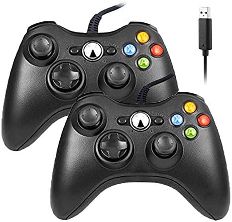 Реисо Xbox 360 Контролер, 7.2 стапки USB Жичен Контролер Gamepad Компатибилен Со Microsoft Xbox 360 &засилувач; Тенок 360 Компјутер Windows 7