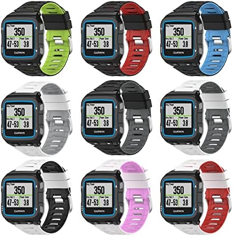 Haodee Silicone Watch Band for Garmin Forerunner 920xt Шарен каиш за замена на нараквици за нараквици за спортски спортови додатоци