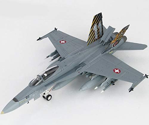 Hobby Master F/A-18C Hornet Switzerland J-5011 Nato Tiger Club Speciation Autherize 1/72 Diecast Alim Model Aircraft