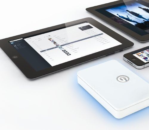 G-Технологија G-ПОВРЗЕТЕ 500 GB GIGE USB 2.0 Безжично Складирање за iPad