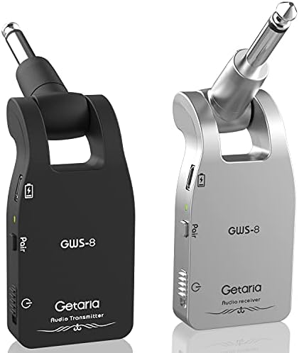 Гетарија безжичен систем за гитара сет 2.4GHz приемник за предавател на безжична гитара за електричен бас бас безжичен систем