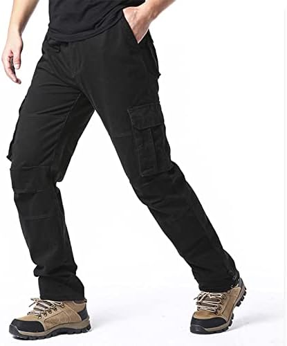 Мажи обична мода мулти џеб патент тока машки карго панталони на отворено панталони панталони за џеб панталони за џебни панталони