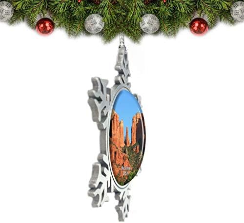 Умсуфа САД Америка Седона Кањон Аризона Божиќна украс за украси за кристал метал сувенир подарок