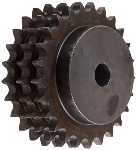 Ametric® 3052B12 Metrict 3052B12 ISO 10B-3 Hub Steel Sprocket 12 заби за Ametric® No. 3052 Triple Strand Chain со, 15.875mm терен,