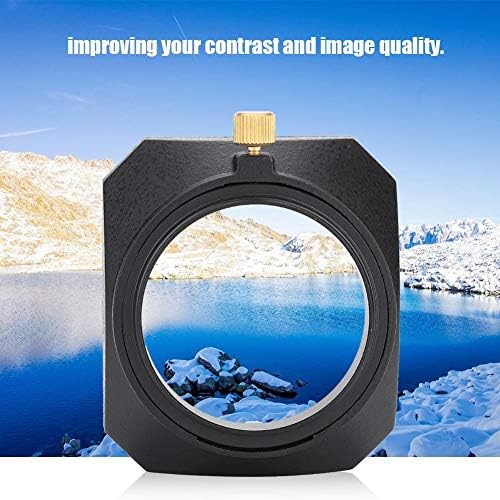 Филтер за леќи на фотоапаратот Anggrek 46 mm квадратни леќи за аспираторски преносен издржлив заштитен заштитен аспиратор за