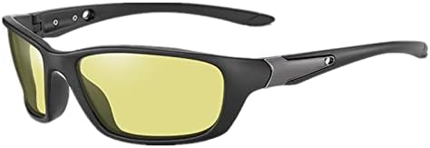 Очила За Ноќно Гледање Јозут Поларизирани УВ400 Ноќно Возење Дождлива Безбедност Жолти Чисти Очила За Сонце За Мажи Жени