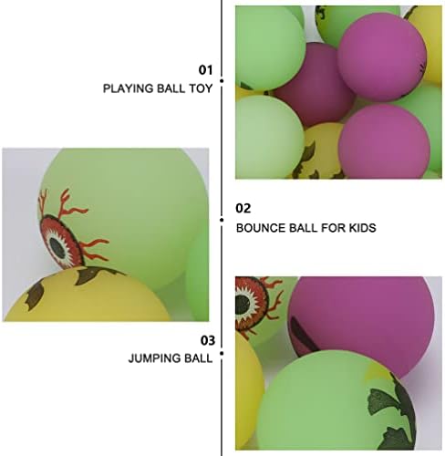 Mobestech 10pcs Ноќта на вештерките што ги треснаа играчките Ноќта на вештерките онцински жив топки сјај во темниот трескав топки