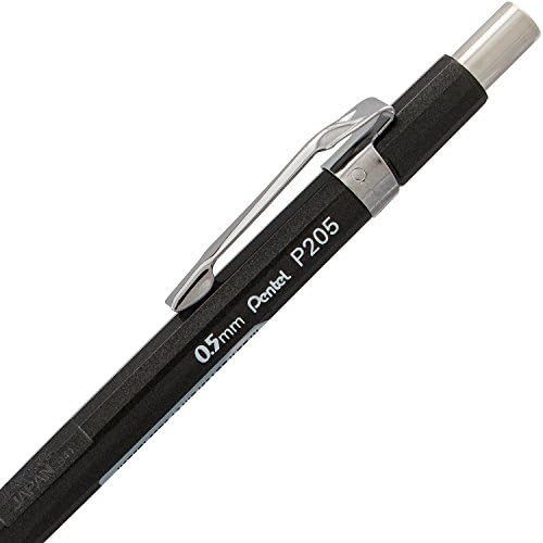 Pentel Sharp Mechanic Pencil ,, металик графит барел, кутија од 12