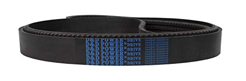 D&D PowerDrive 4-3Vx1000 Banded Cogged V Belt, гума