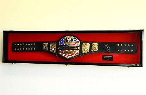 WWE WWF Championship Wrestling Championship Edultion Belt Display Case Caspth Cabinate Box 54 “