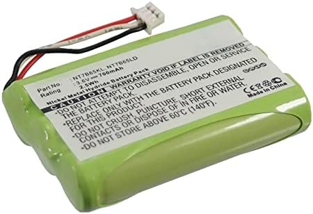 Синергија дигитална батерија без безжичен телефон, компатибилна со телефон со безжичен спектар 7420, ултра висок капацитет, замена за батеријата