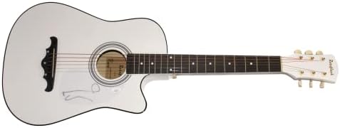 Ноел Галагер потпиша автограм со целосна големина акустична гитара w/ James James Spence автентикација JSA COA - Дефинитивно, можеби,