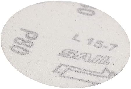 Нов LON0167 3INCH DIA се карактеризира со абразивно ставање на пескање со сигурна ефикасност, шкурка за шкурка, 80 решетки 50 парчиња