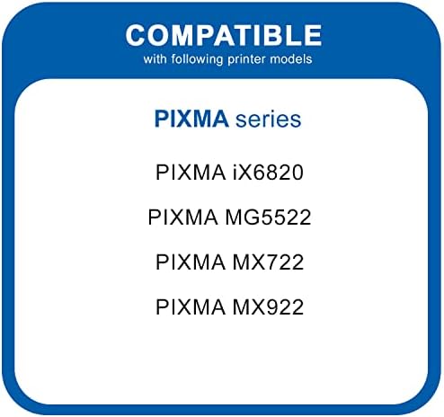 Компатибилна замена за касети за мастило за Clickinks за Canon PGI-255XXL PGI-255 XXL CLI-251 XL за употреба со Pixma MX722 MX922 печатачи