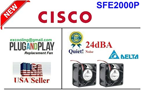 Fans за замена на тивка верзија на тивка верзија компатибилен за Cisco Linksys SFE2000P вентилатор