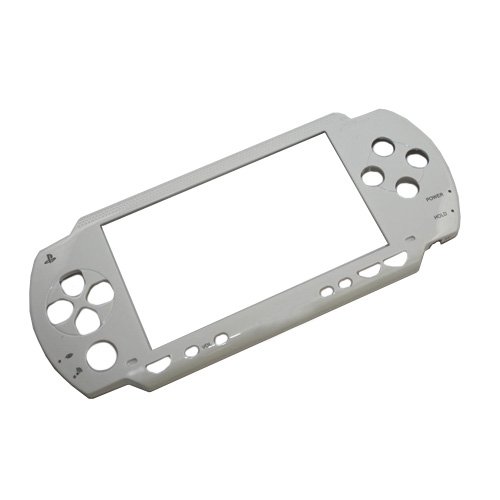 Бела Сребрена Предна Плоча За Лице За Sony PSP 1000
