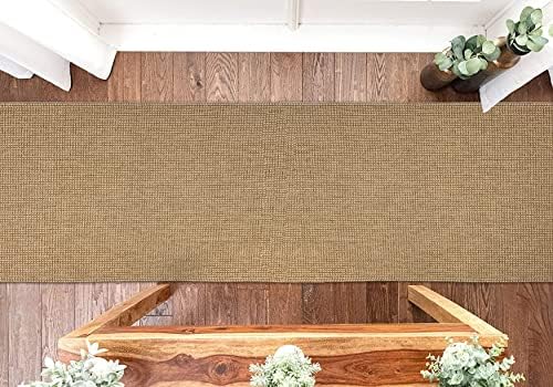 Иохузе Бохо кујнски тркач килим -2'x6 'памук ткаен затворен килимски килими, душеци за природни модели за ходници, машина за миење садови