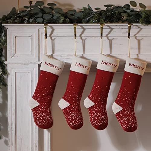 Божиќна декорација на xios 2022 чорапи со вреќи Декорација Божиќно чорап подарок за плетење чорапи пакувања чорап украс сет керамика