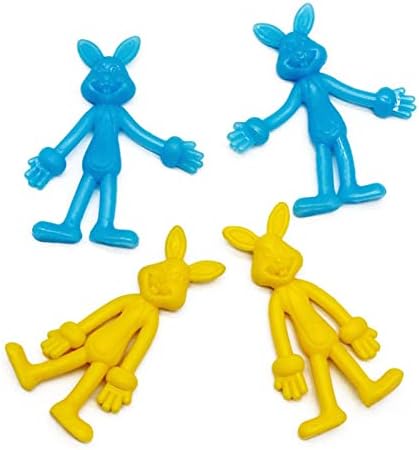 N/A/A леплива играчка за раце, 10 парчиња зајаче Трети лепливи играчки, лесна прсти од прсти, истегнат летачки летачки играчки играчки
