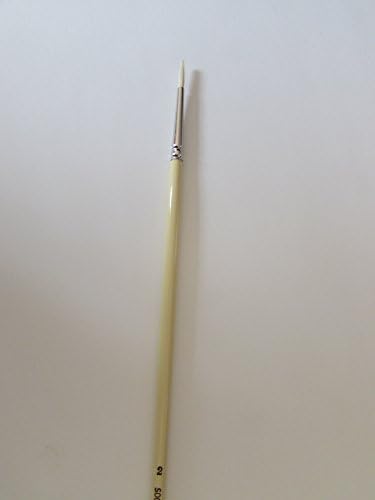 Tobgi Premuim Artive artivery Quality Chungking White Bristle Brush Long Rade #2 направен во Германија
