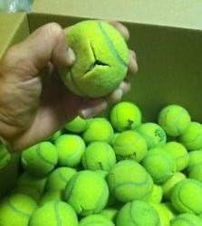 Пресечени тениски топчиња-200 топчиња